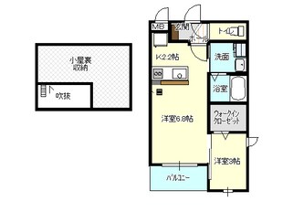 セレーノ今宮の物件間取画像